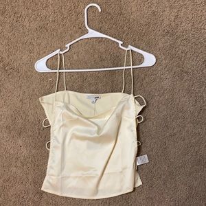 Fashion nova cut out sides top
